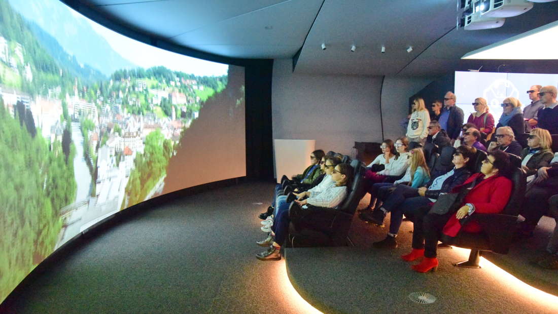 Flug über Vorarlberg in unserem Terminal V - Lange Nacht der Museen 2019