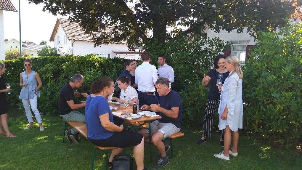 Grillparty im Garten vom 
