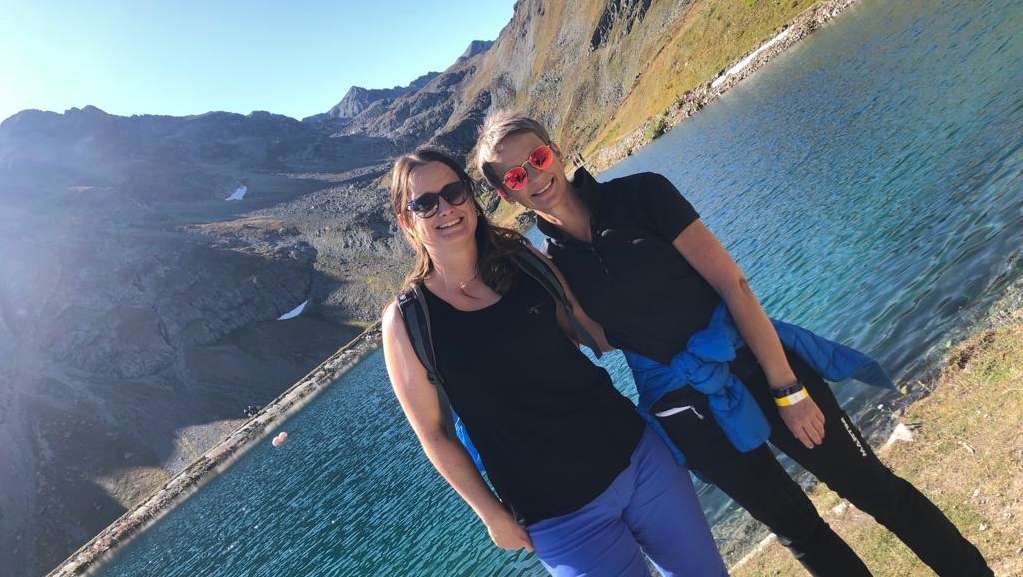 Gandasee in Gargellen beim Teamausflug 2019